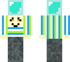 guy with diamond block on head