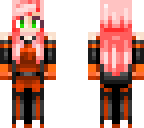 new look red cyber girl