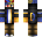 devil blue gold boy