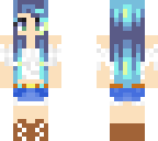 sea haired girl