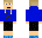 blue creeper hoodie