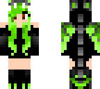 emerald dragon girl edit