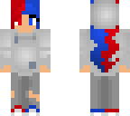 red and blue