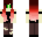 red anime girl