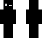 black with eyes
