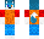 blue fox with pjs on