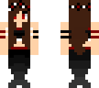 dark - red mermaid