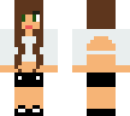 girl skin brown hair
