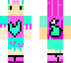 pink fox girl