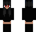 dark red aura girl