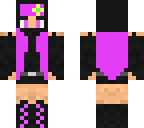 pink hair assasin girl