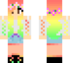 rainbow girl