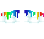 rainbow open shoulder other side