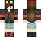 half demon biker girl