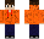 orange hoodie