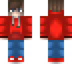 red hoodie