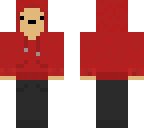red hoodie