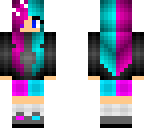 two color hair girl