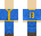 vault 13 jumpsuit template - male