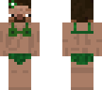 new green bikini with details