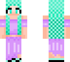 purple beach girl