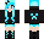 blue creeper girl