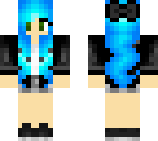 cool blue girl