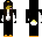 giraffe in a penguin onesie