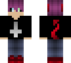 purple hair demon