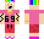 rainbow boi with tattos
