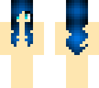 dark blue girl hair base