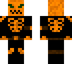 pumpkin skeleton