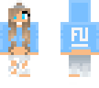 blue adidas gamer girl
