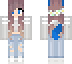 blue wolf girl
