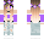 purple kawaii girl