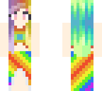 rain bow girl