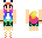rainbow fox girl