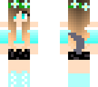 turquoise cute girl