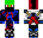 green red blue black ninja