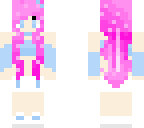 pink and blue chick