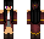 red and purple eye pirate princess