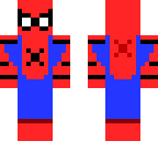 spiderman and red and white varsity jacket.