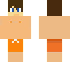 swimsuit orange