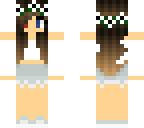 white flower crown