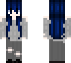 blue hair girl