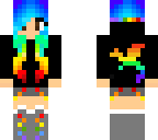 rainbow dragon girl