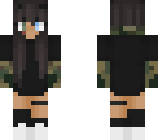anime camo girl