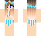 blue bikini girl