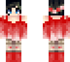 dark brunette-light red