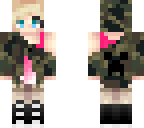 blonde-pink & camo
